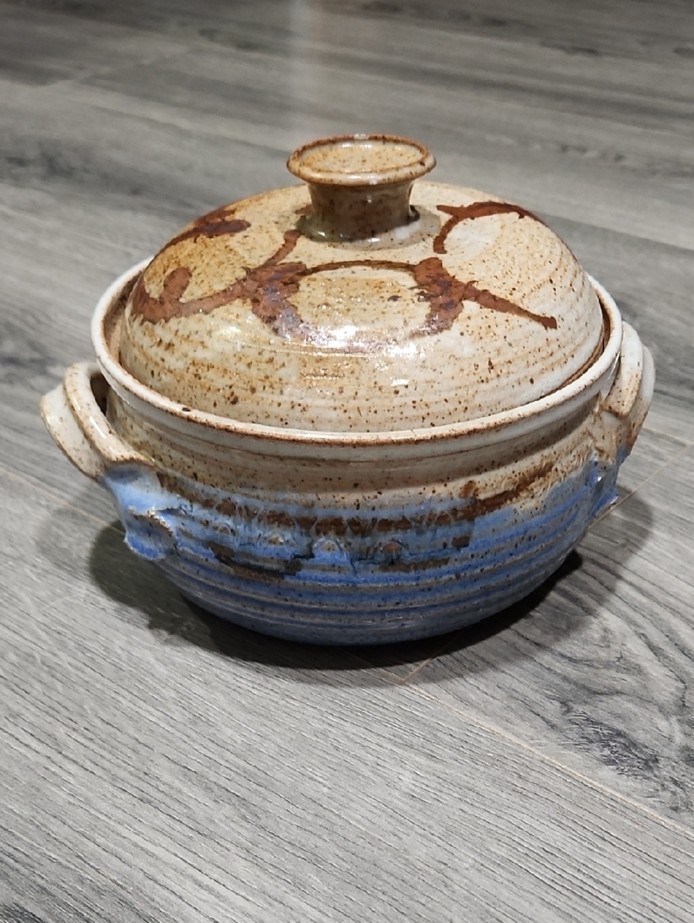 Vintage Agnes Stark Small Casserole Studio Pottery